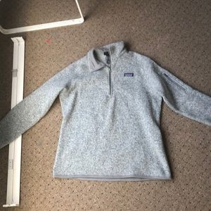 grey patagonia pullover
